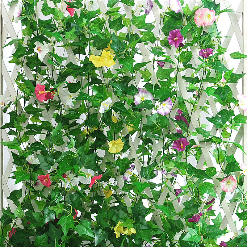 Simulación de la planta de papitalia, tubería de aire acondicionado de caña, cubierta de techo de la sala de estar, decoración de la planta de enredado de vid de plástico