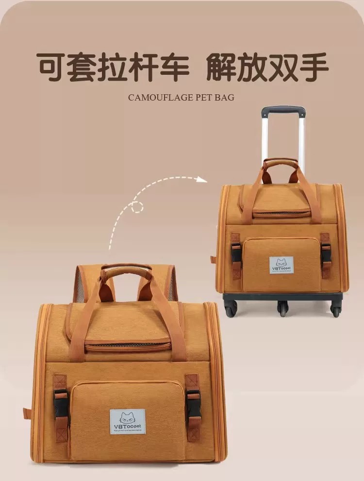 Pet Travel Backpack Carrier For Cats And Dogs Expandable Design_voghion.com