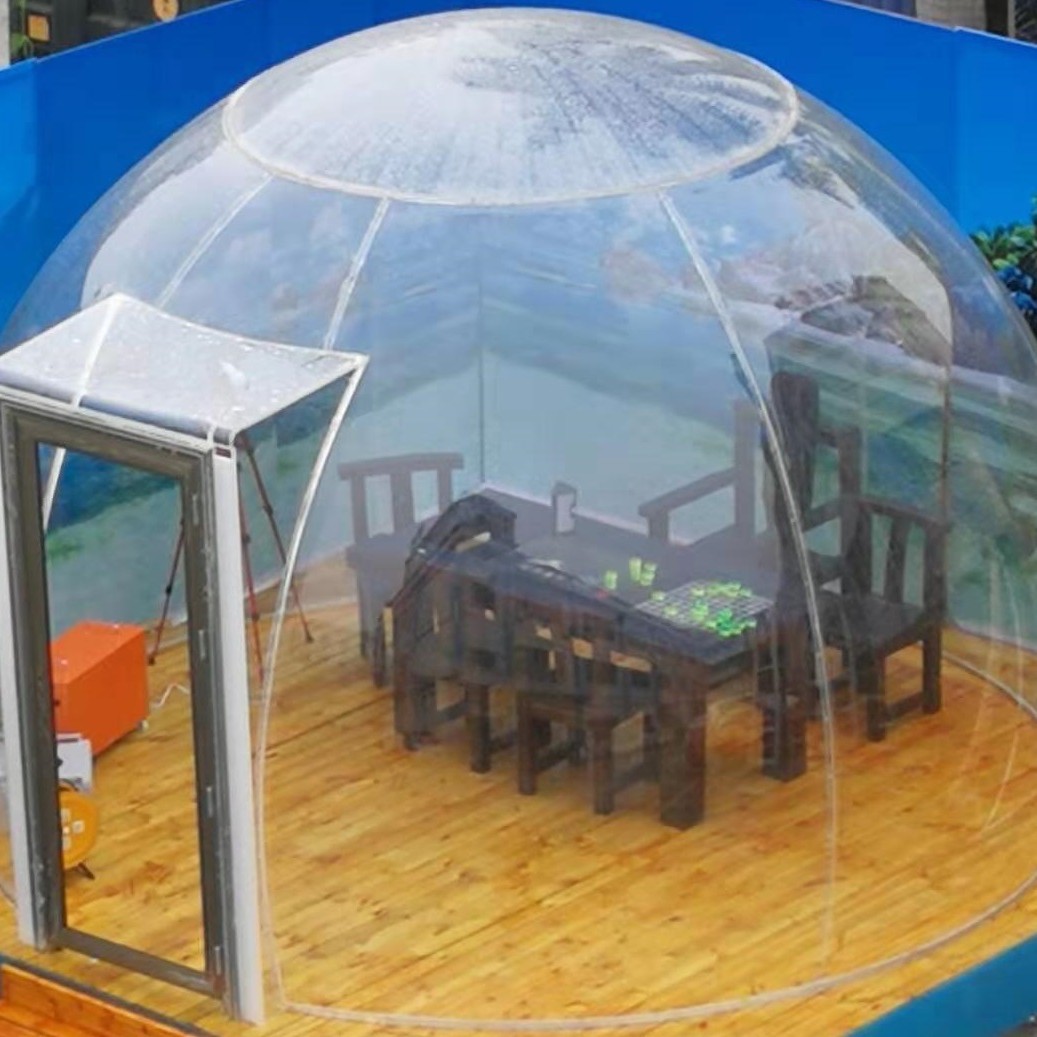 工厂生产直径3米亚克力透明大半球有机玻璃实色半球商场展览大球