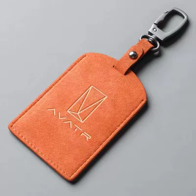 Key Cover, Car Nfc | Car key bag - amita-orange-metal-square-buckle