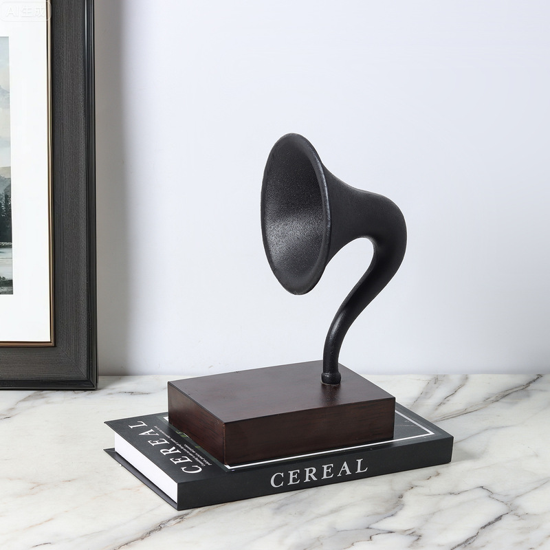 Modern Simple Gramophone Ornaments Living Room Tv Cabinet Niche Decoration Model Room Study Bookshelf Furnishings Soft Decoration Modern Simple Gramophone Ornaments Living Room Tv Cabinet Niche Decoration Model Room Study Bookshelf Furnishings Soft Decoration