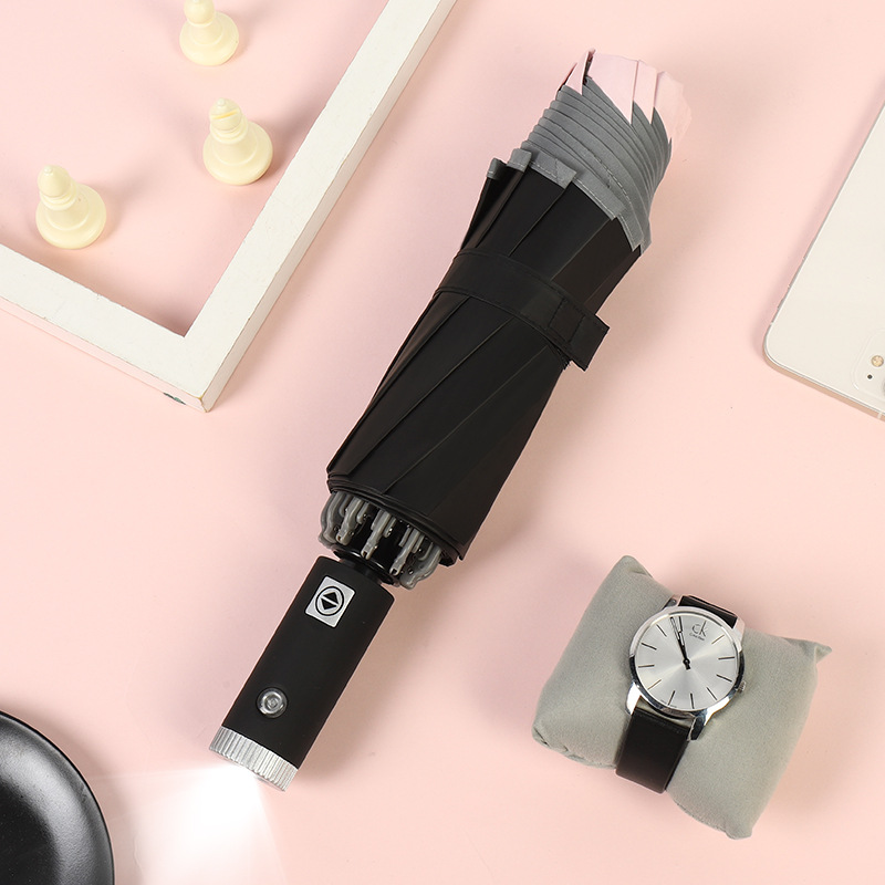 Paraguas de sol reverso automático creativo sombrilla de vinilo reflectante sombrilla paraguas de sol Impresión logotipo regalo publicidad paraguas