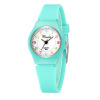 Fashionable silica gel trend cute watch for leisure, city style, simple and elegant design