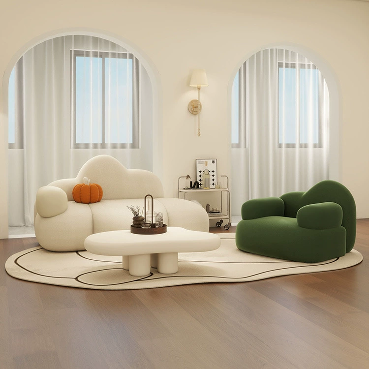 Современный минималистский тканый диван Домашняя гостиная Небольшая квартира кремовый ветер диван стул магазин одежды зона отдыха небольшой диван