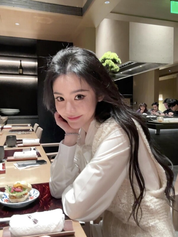 小香风穿搭针织马甲白色衬衫叠穿套装2025秋气质宽松上衣背心女|undefined