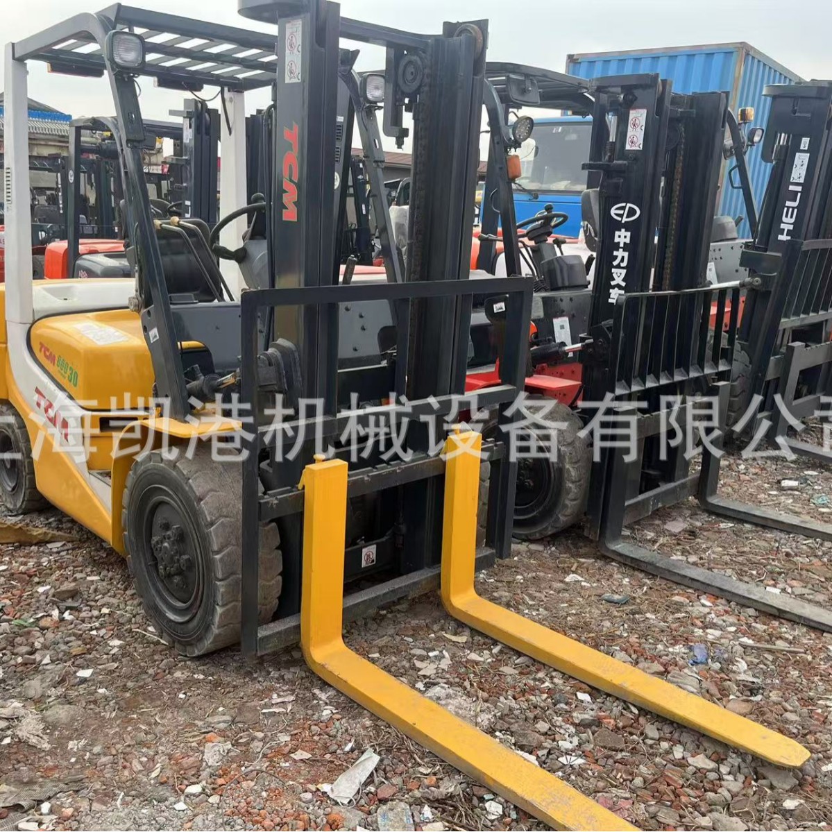 TCM3吨3.5吨5吨原版油漆二手柴油叉车 升高3米带中缸 全国包送