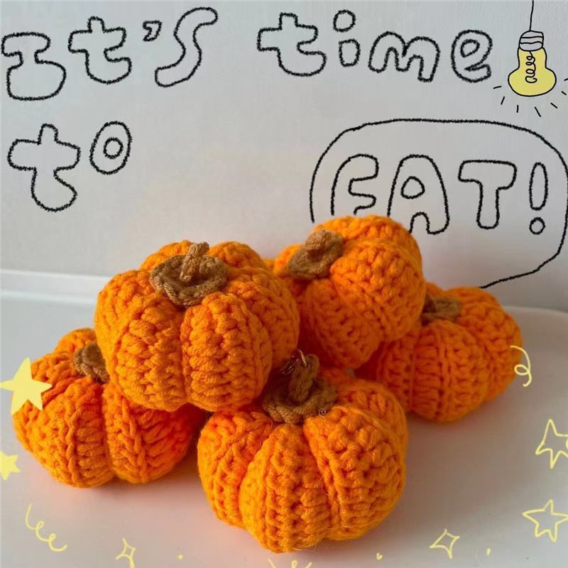 国境を越えたアマゾンのカボチャアクセサリーのキーホルダー手作り毛糸ハロウィーンの飾りバッグストラップ|undefined