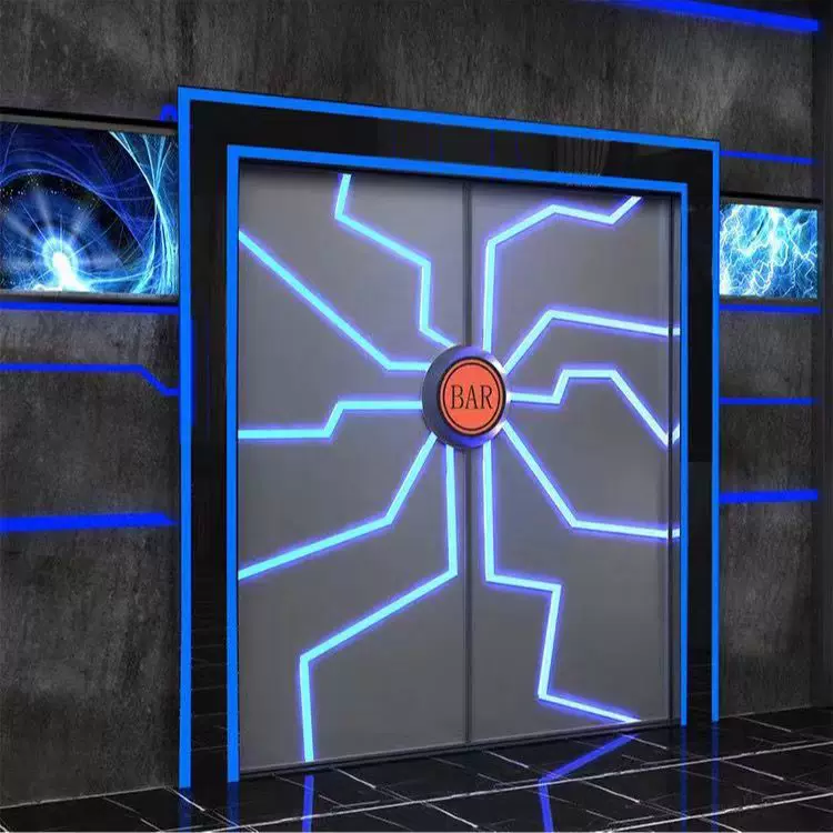Douyin Red Door Dream Technology Door Electric Door Shipping Hall Stele Palm Door Personalized Bar door Sensors