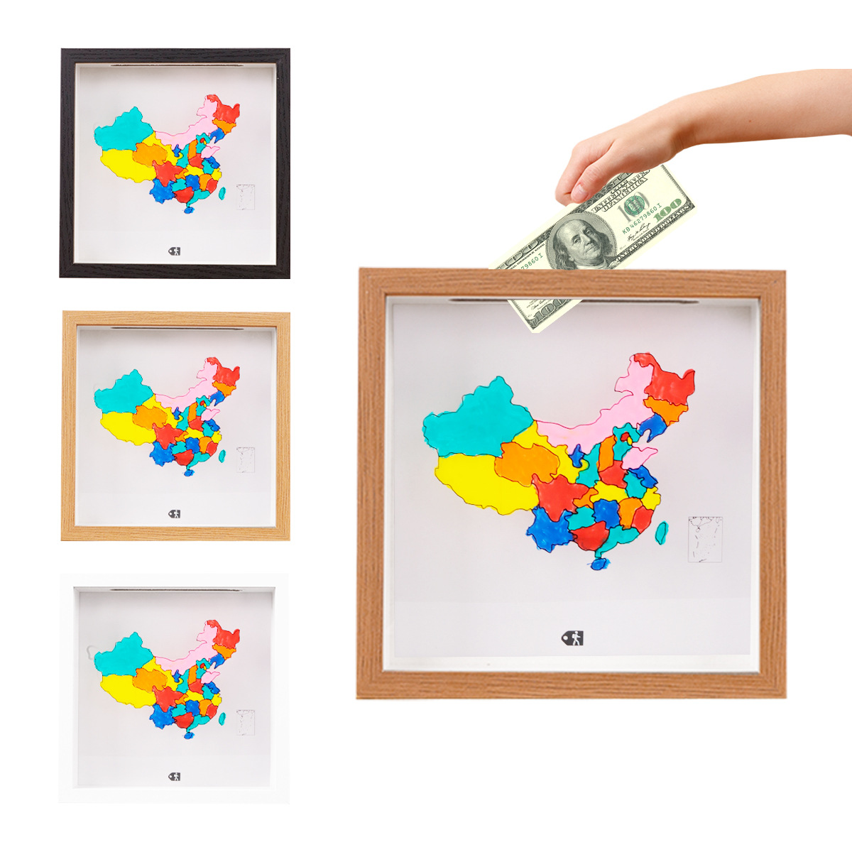 월넛 컬러 (중국 전역 - DIY 컬러풀 모델 - 8가지 색상의 페인트 무료)