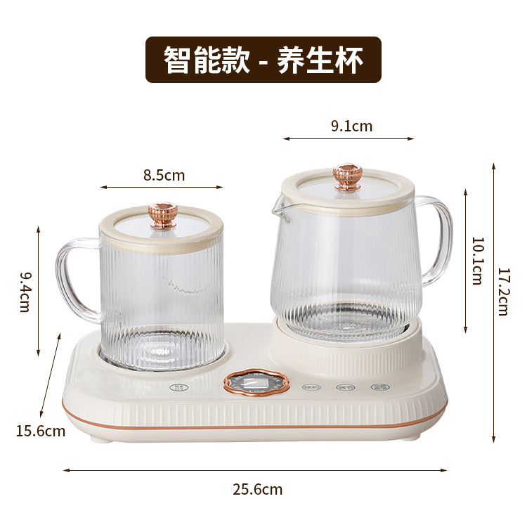 Yuerde 直接供給健康茶多機能ティーメーカーガラス健康カップオフィス小型健康ポットドロップシッピング|undefined
