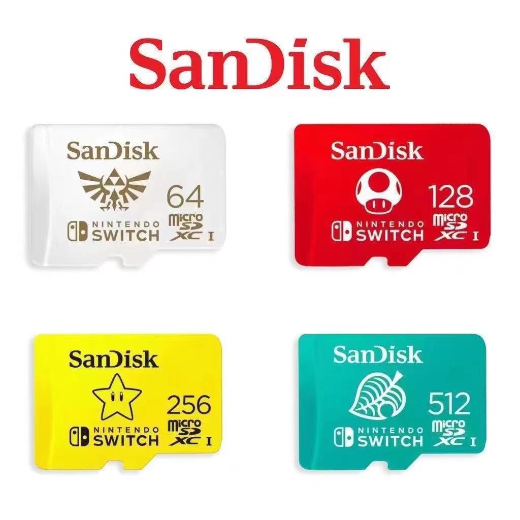 闪迪TF内存卡128G switch游戏256g适用 micro sd任天堂联名高速卡