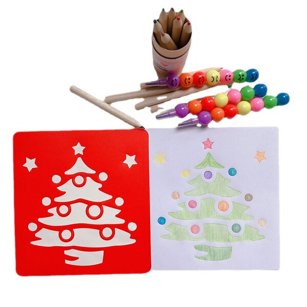 Colorful children's painting template pp hollow drawing board…