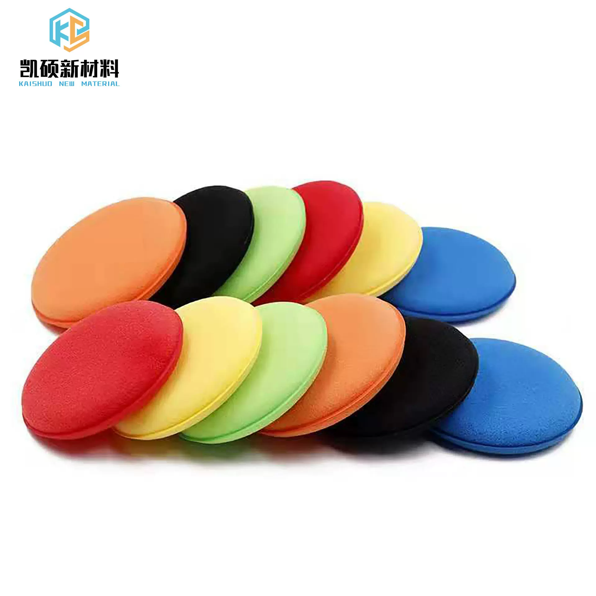 海绵厂批发圆形汽车抛光打蜡海绵 压边打蜡小海绵 高密度打蜡海绵