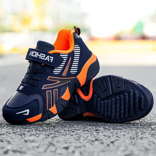 Spring and autumn new boys 'sneakers are popular and fashionable and simple outdoor running boys' sneakers