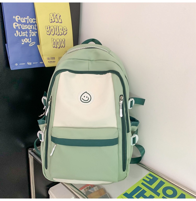 Mochila de hombro femenino sentido superior insfeng versión coreana de la mochila de estudiantes de secundaria y secundaria simple mochila de estudiantes universitarias