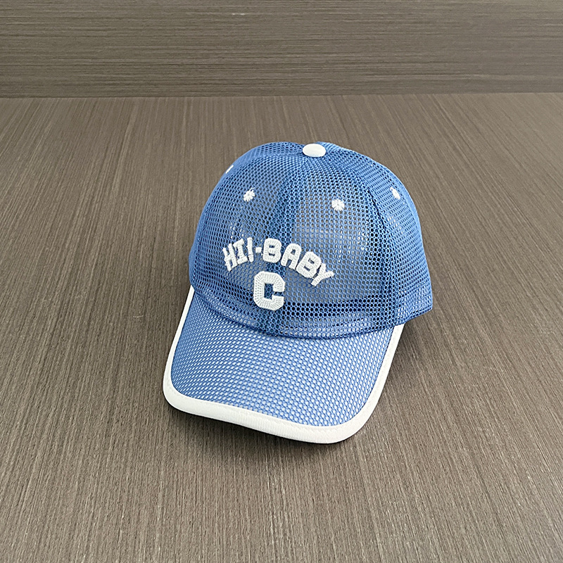 Sombreros para niños de verano delgados sombrero de malla para niñas bebés viajan aire transpirable sombrero de béisbol protector solar