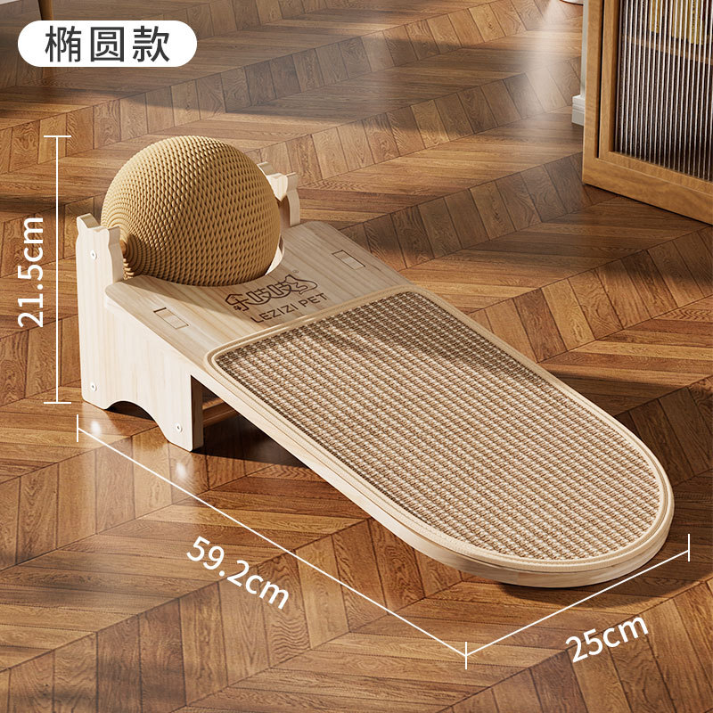 Tablero de agarre para gatos en forma de L, resistente al agarre vertical, resistente al desgaste, sin astillas, pegado a la pared, tablero de agarre para gatos con bolas, juguete para gatos de madera integrado