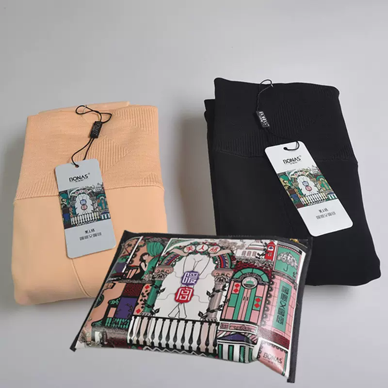 宝娜斯 美人袜4.0暖心版打底裤秋冬加绒加厚高腰微压显瘦一体裤