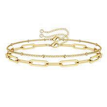 paperclip chain bracelet ����ɫ���P�朗l����p��朗l���Ů
