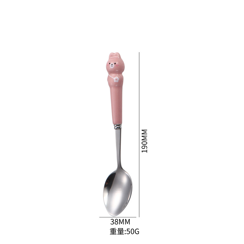 모에 토끼 핑크 [뾰족한 숟가락]]