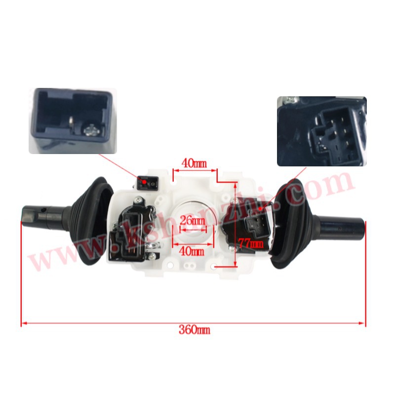Adecuado para montacargas Mitsubishi F18C S4S F14E 91A05-55010 conjunto de interruptor de combinación de cambio de marcha de luz
