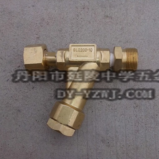 QLG200-10气体过滤器 氧气氮气氦气黄铜汇流排管道等过滤