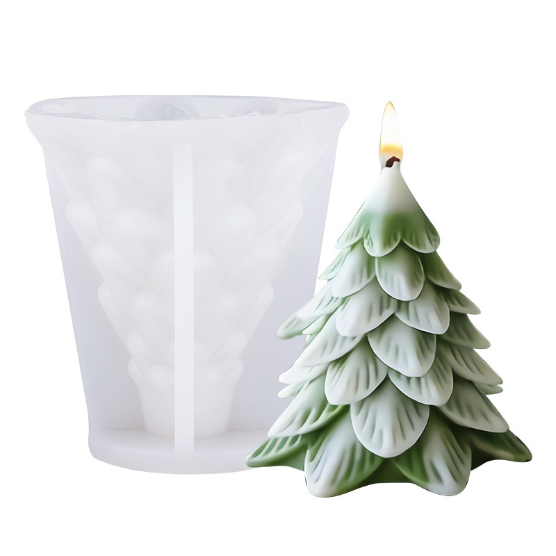 Sanxin クリスマスツリーアロマキャンドルシリコンモールドクリスマス DIY ディフューザー石膏研削ツールクロスボーダー供給|undefined