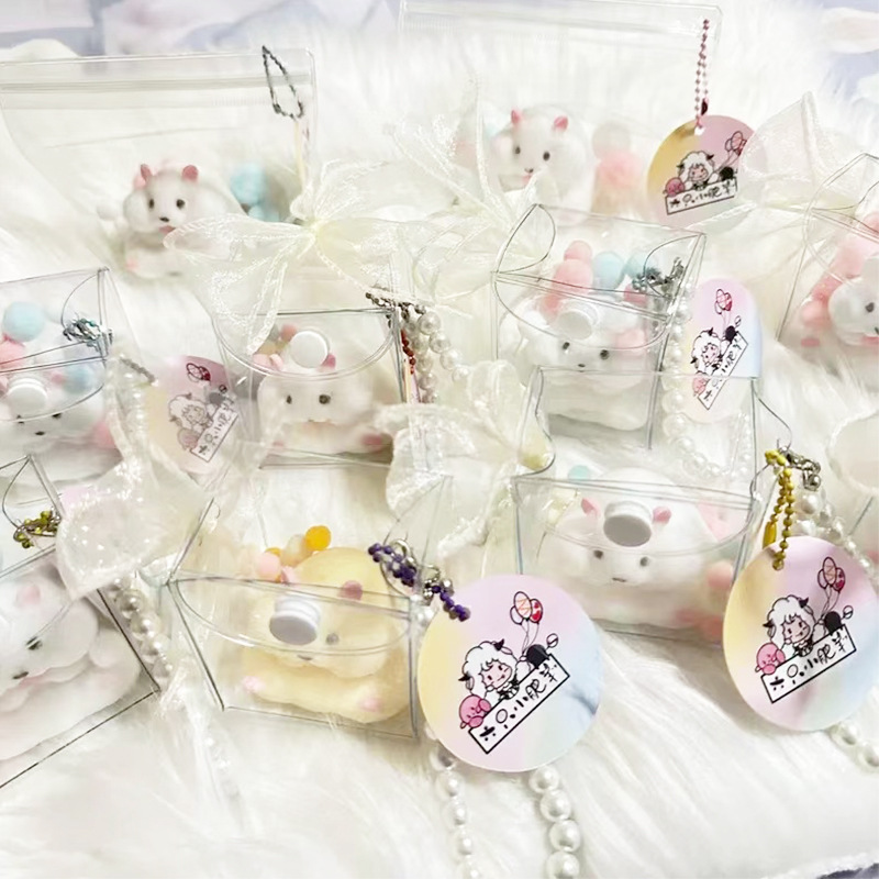 小红书热款遛娃包娃包批发盲盒款pvc透明娃包定 制小批量diy痛包