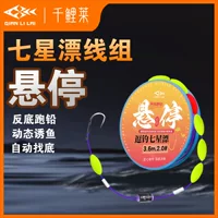 Qianlilai Hovering Teasing Seven-Star Floating Line Set Регулируемая готовая основная леска Традиционная леска для рыбалки на ручье Набор лесок для мелких предметов