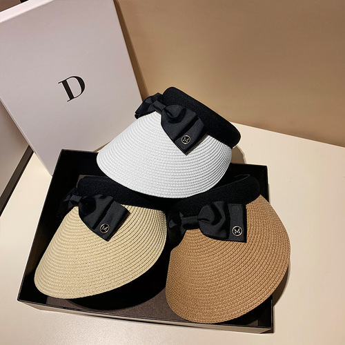 Japanese versatile UV-blocking sun hat, unbrimmed grass hat for women, dropshipping, beach, Korean-style sun hat