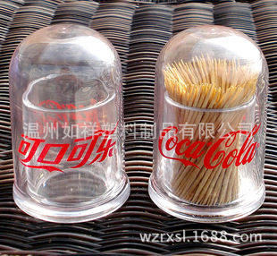 Supply Environmentally Friendly Ps Fully Transparent Plastic Acrylic Toothpick Jar Acrylic Upper and Lower Cover High Transparent Toothpick Jar