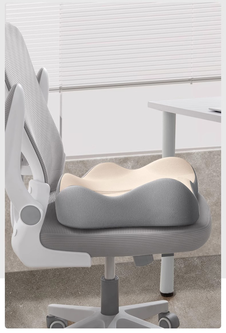 Cross-Border Wholesale Seat Cushion for Office Long Sitting, Breathable Car Seat Cushion for Waist Protection and Buttocks Shaping, Memory Foam Buttocks Shaping Cushion