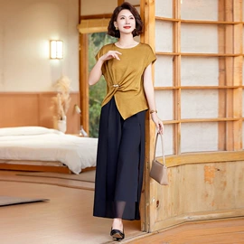 中老年休闲套装;女式针织衫;中老年衬衫