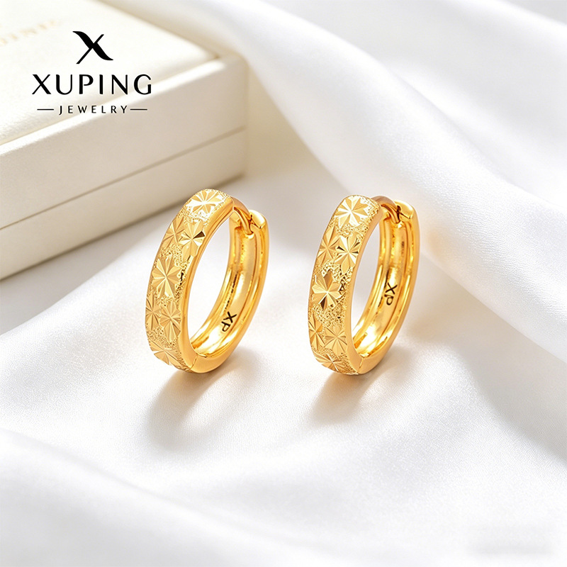 Xuping moda ligera lujo flash aretes de ar