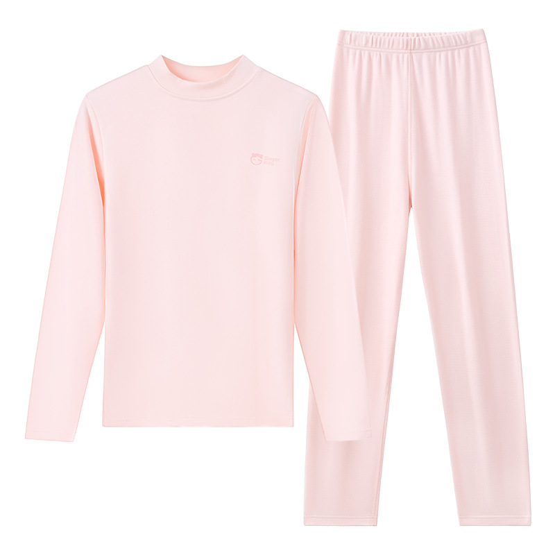 Nuevo conjunto de ropa interior caliente para niños, niñas, niños de cachemira, estudiantes de invierno, ropa de pijama caliente