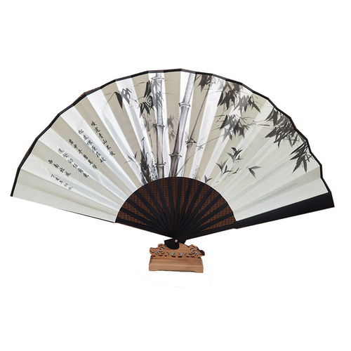 8 inch 10 inch blank fan diy calligraphy painting fan antique gift male fan student dance bamboo folding fan wholesale