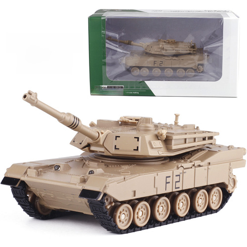 Huayi Alloy Tank, China's Main Battle Tank, Armored Vehicle, Sound and Light Rebound T-99 Alloy Simulation Military Model