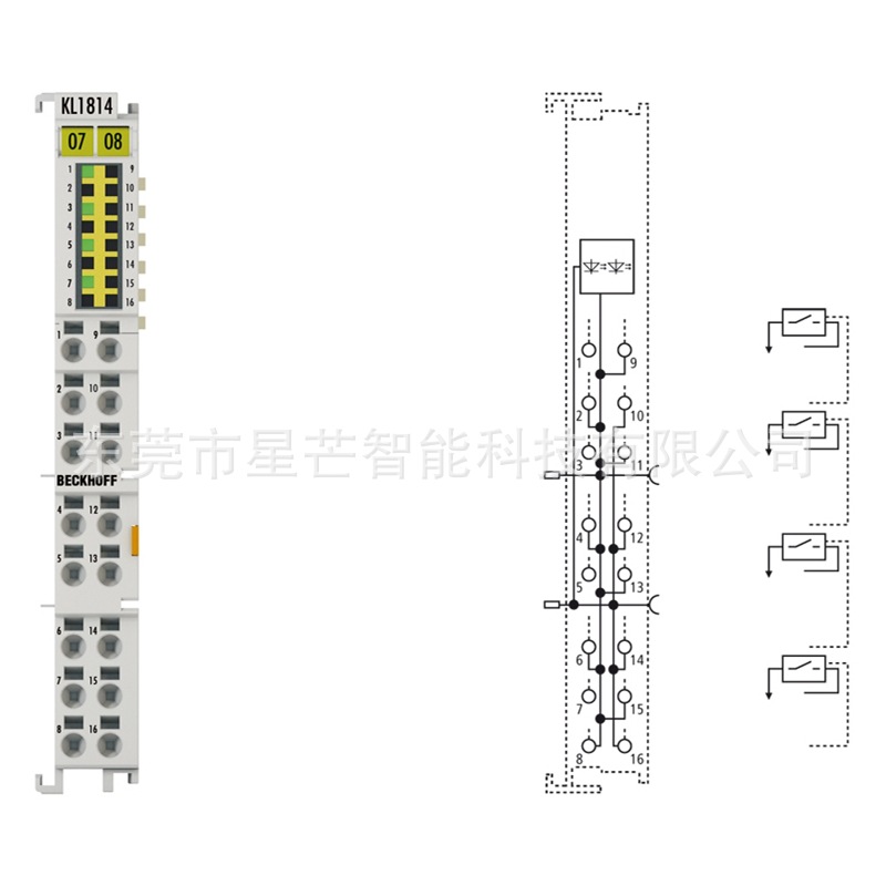 倍福KL1814总线端子模块德国BECKHOFFKL全新原装现货议价嵌入式