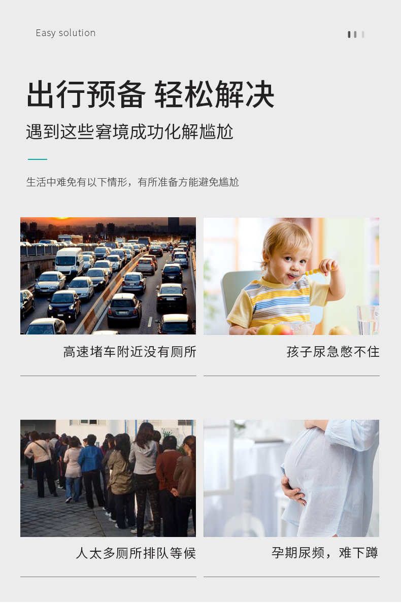 Car Emergency Urine Bag, Unisex Urinal, Disposable Portable Car-Mounted Bag for Traffic Jams, Convenient Portable Bag
