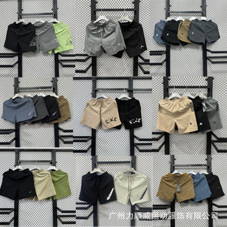 Cross-border American-style basketball shorts, summer sports training shorts, casual breathable high-quality men's casual pants