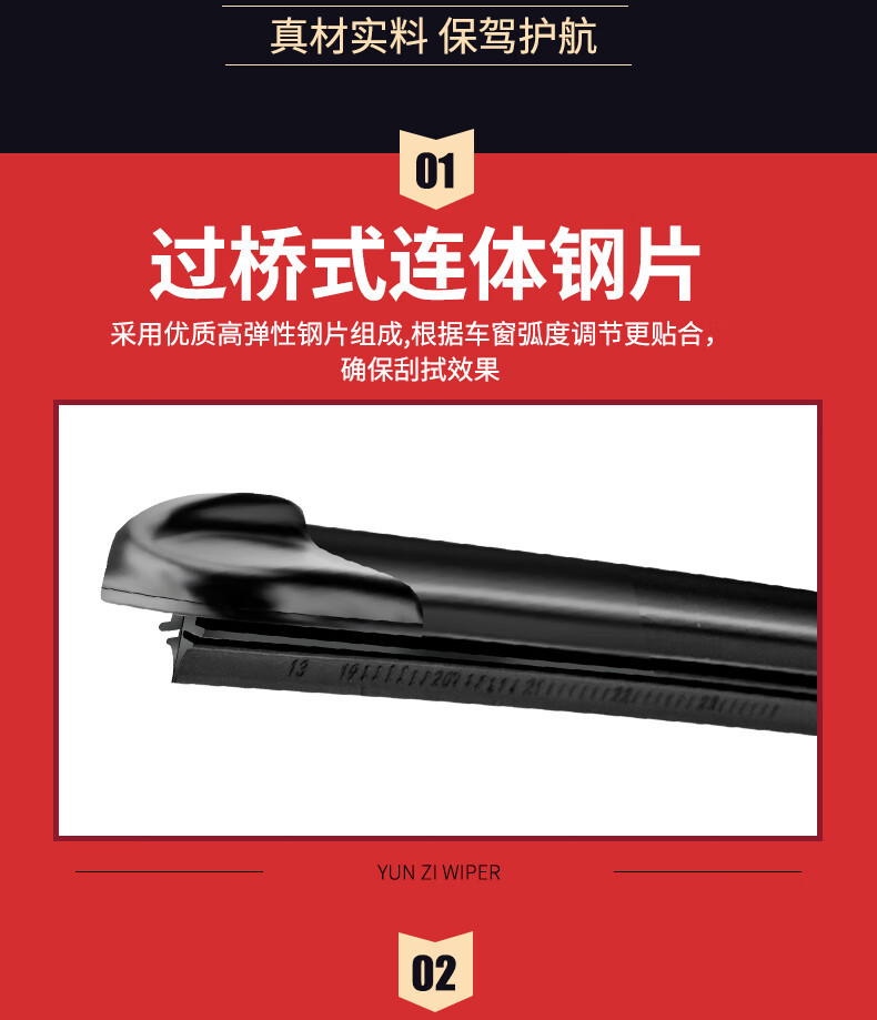Suitable for Honda Fit Wiper Blades, Special Wipers for Models 11/13/14/16/17/19