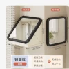 Black, mirror effect