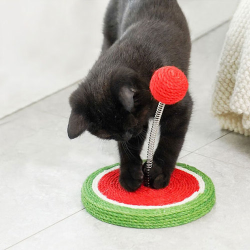 Cat toys self-amusing, cat grass, cat wands, sisal balls, cat mats, claw scrapers without shedding, cat scratchers, watermelon mats, cat supplies
