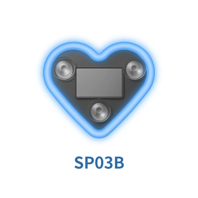 Other lights Car Triangle Window Car - sp03bsolar-heart-atmosphere-light-blue-single
