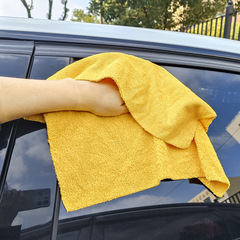 Polishing and waxing rag, crystal-plated towel, hot edge car towel, cleaning car wash towel, microfiber small square towel