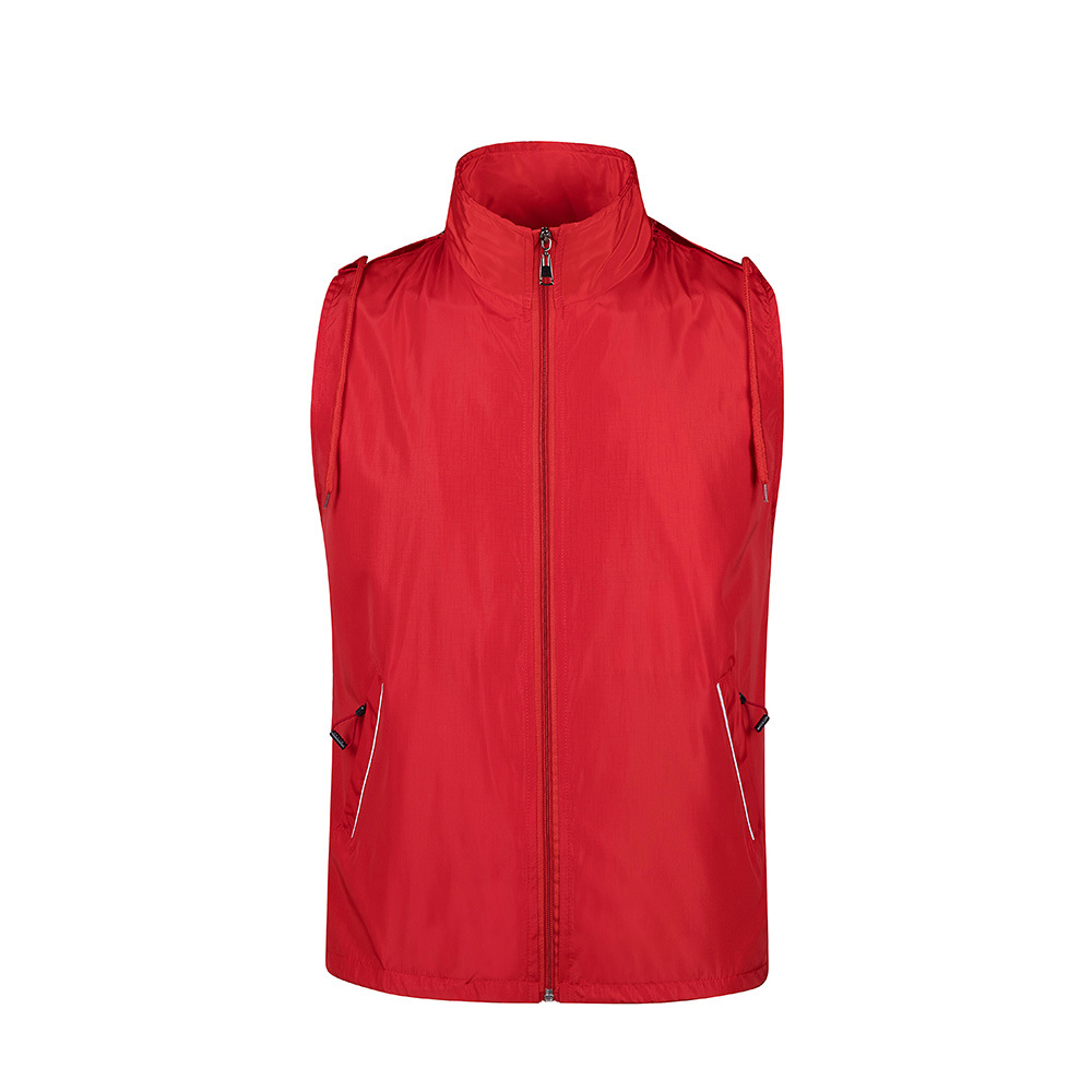 Primavera y otoño más cachemira ropa de trabajo cálida chaleco para hombres ropa exterior a prueba de viento e impermeable al aire libre chaleco de herramientas de lana polar personalizado