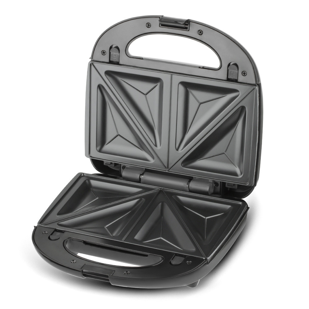 110V 3 - en - 1 máquina de sándwiches estándar europeo máquina de desayuno calefacción de doble cara máquina de waffles de tostada multifuncional