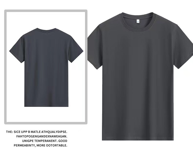 2024 neue Sommer Großhandel Herren Kurzarm T-Shirt Bodenbildung Shirt Herren Rundhals T-Shirt trendiges Paar halbärmeliges Herren T-Shirt_voghion.com