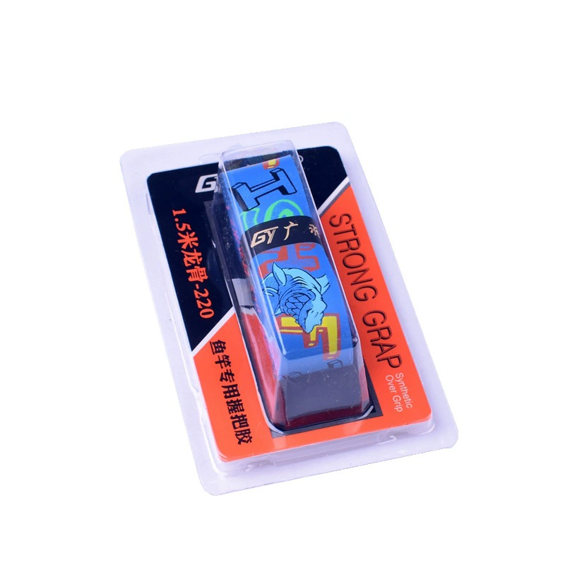 Guangyu Shark 1,5 м удлиненный ручной клеевой ремень с ручкой Нескользящий прочный захват Пояс для поглощения пота Печатный ремень с ручкой для удочки