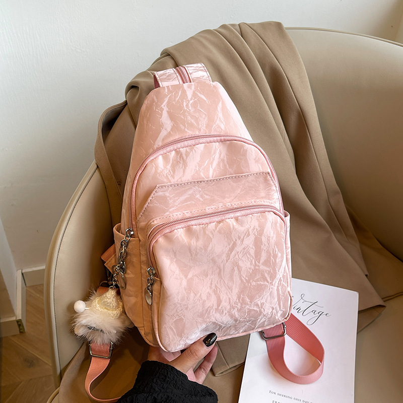 2024 nueva moda multifuncional multifuncional mochila casual pequeña para mujeres tres bolsas de pecho ligeras bolsas de hombro multicapa